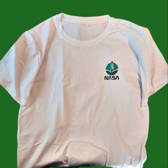 SHEIN Men's NASA Short-Sleeve Shirt - Picture 1 of 3